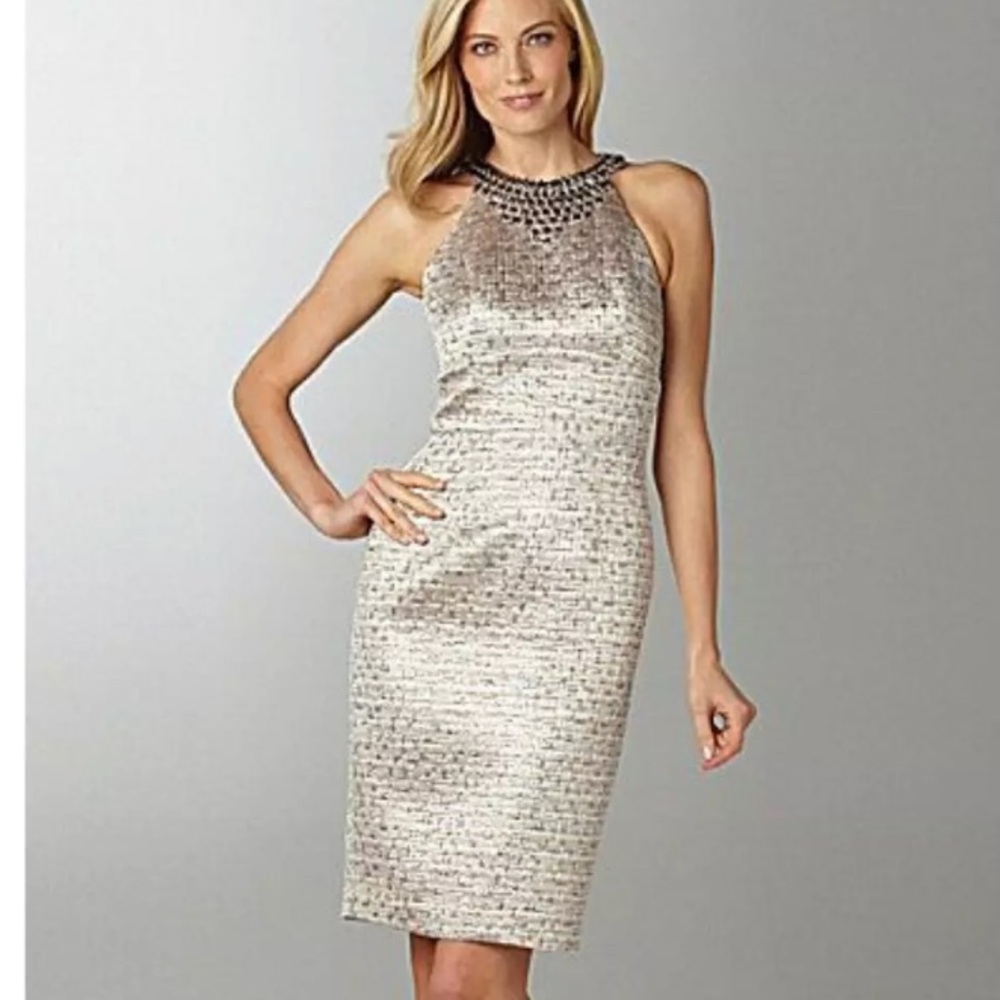 Maggie London Petites Shift Dress Beautiful! *see pics for sizing*